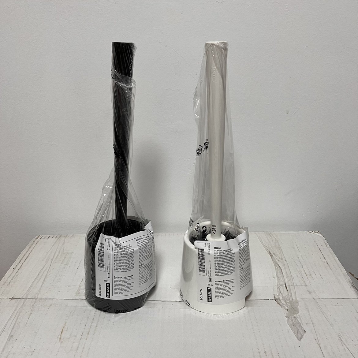 IKEA宜家伯蒙马桶刷套装浴室坐便器清洁刷子卫生间洁厕刷洗厕所刷