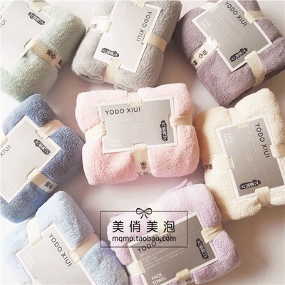 尤多秀夕男女毛巾吸水柔软速干洗脸擦头发运动情侣美容院