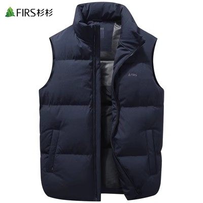 立领羽绒服白鸭绒马甲