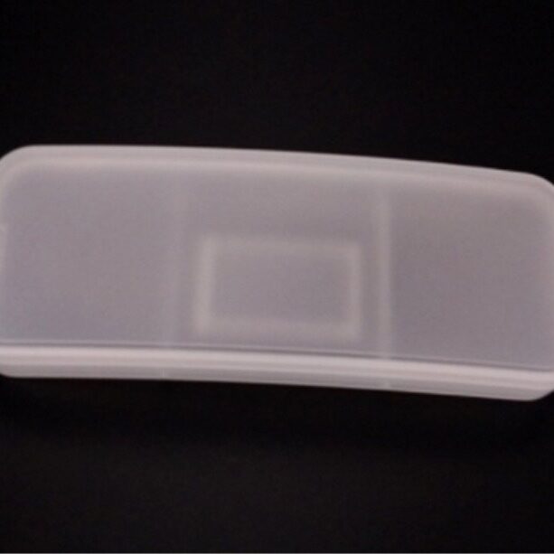 眼镜配件眼镜盒近视眼镜太阳镜夹片盒白色磨砂盒司机墨镜夹片盒子