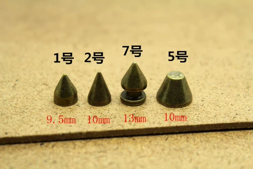 Бронзовая металлическая пуля с аксессуарами, в стиле панк, DIY