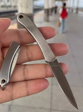 折叠小刀水果刀不锈钢小刀子迷你随身可携带瓜果刀便携旅行水果刀