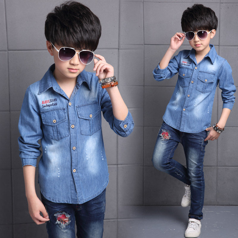 Chemise garcon à manche longue - Ref 2080944 Image 1