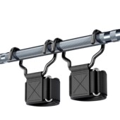 引体向上助力钩健身护腕防脱手吊单杠辅助男女款 硬拉握力挂钩加粗