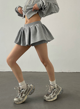 AcupStudio江右上美式辣妹蓬蓬半身裙女夏季减龄卫裙短款显瘦裙子