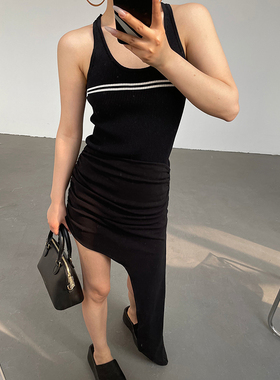 AcupStudio江右上 美式工字针织吊带背心女夏季休闲显瘦百搭上衣