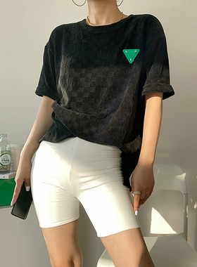 AcupStudio江右上 辣妹短袖T恤女春夏设计感小众街头宽松体恤上衣