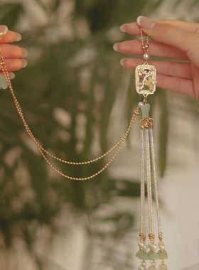 多款新中式汉服旗袍压襟茶服古风装服饰挂饰气质日常胸针胸饰挂件