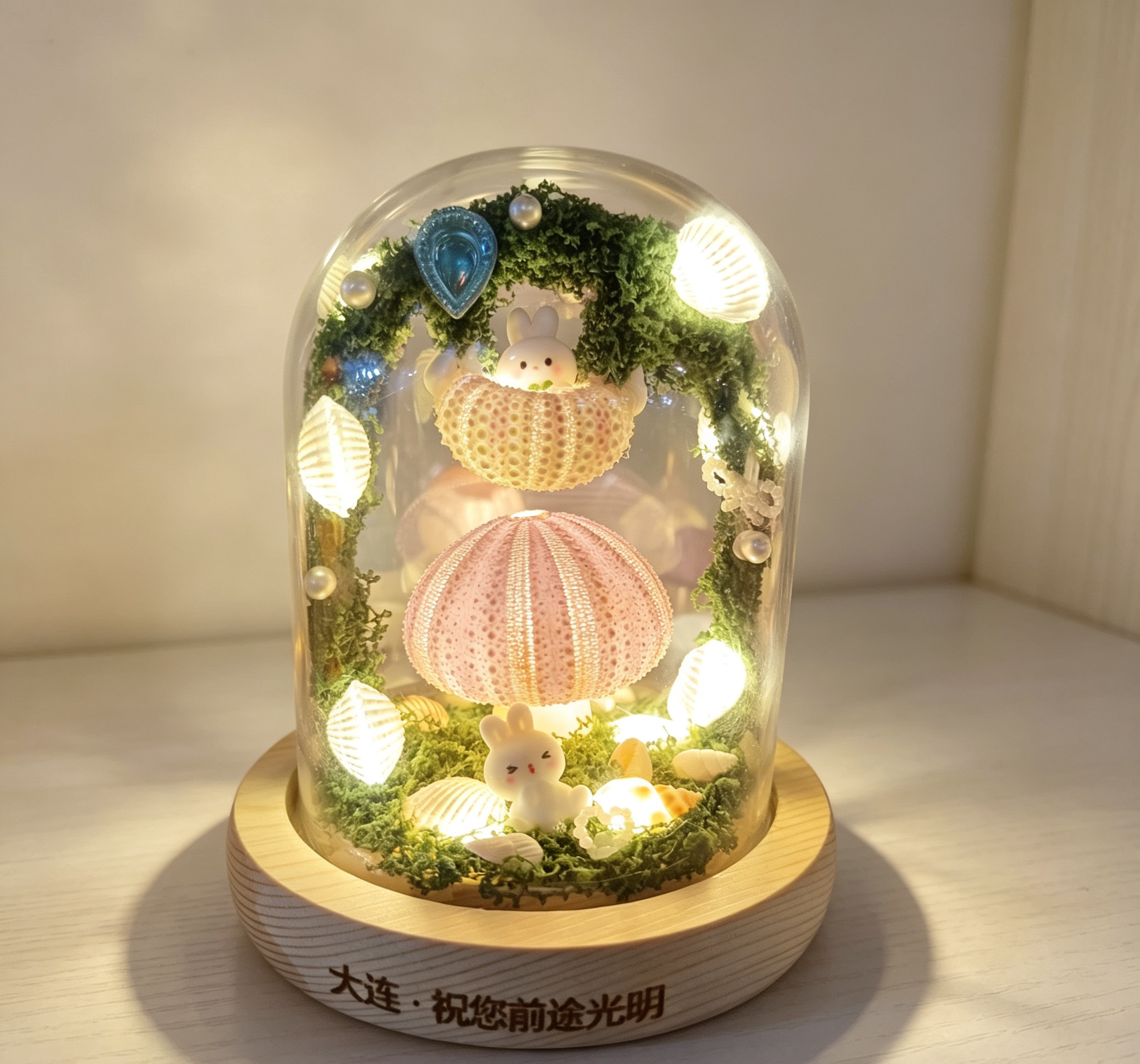 大连海胆灯旅游纪念品文创手工制作送闺蜜女友礼物创意惊喜实用