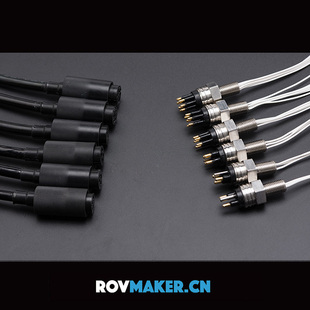 深水耐压pro级别水下连接器 公座母缆整套 水密接插件 rov 热销