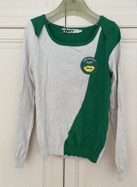 特价！before布意坊长袖个性时尚线衣（浅灰色）