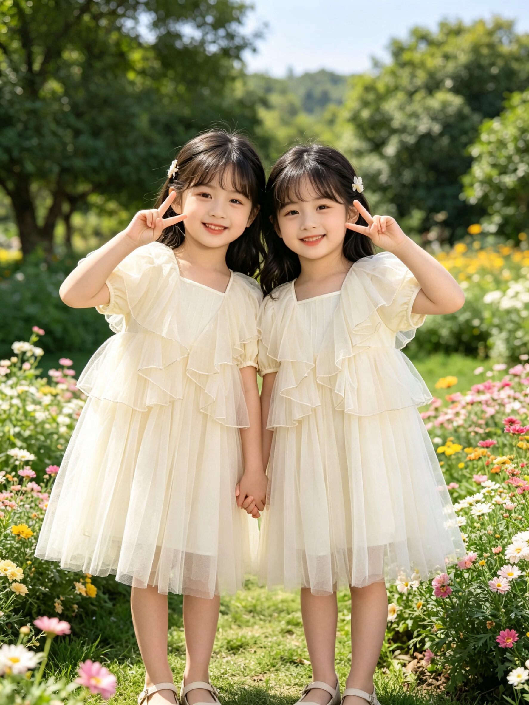 韩版儿童裙子夏季新款女童气质纱裙公主裙宝宝洋气节日礼服连衣裙
