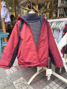 加棉加厚两面穿冲锋衣男女孩休闲冬装 2026款 男女中大童外套秋冬款