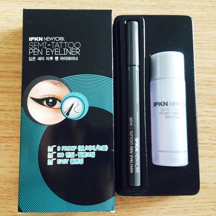 韩国专柜正品 IPKN/忆可恩眼线液笔 恒久柔美眼线液 持久防水防汗