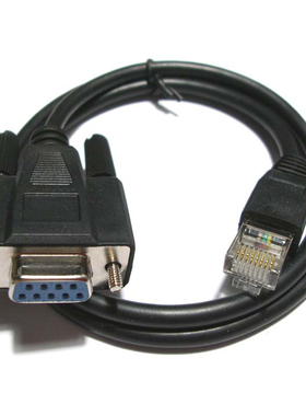 定制串口服务器RS232线 RJ45转DB9孔 适用:迪凯特DIGATTO