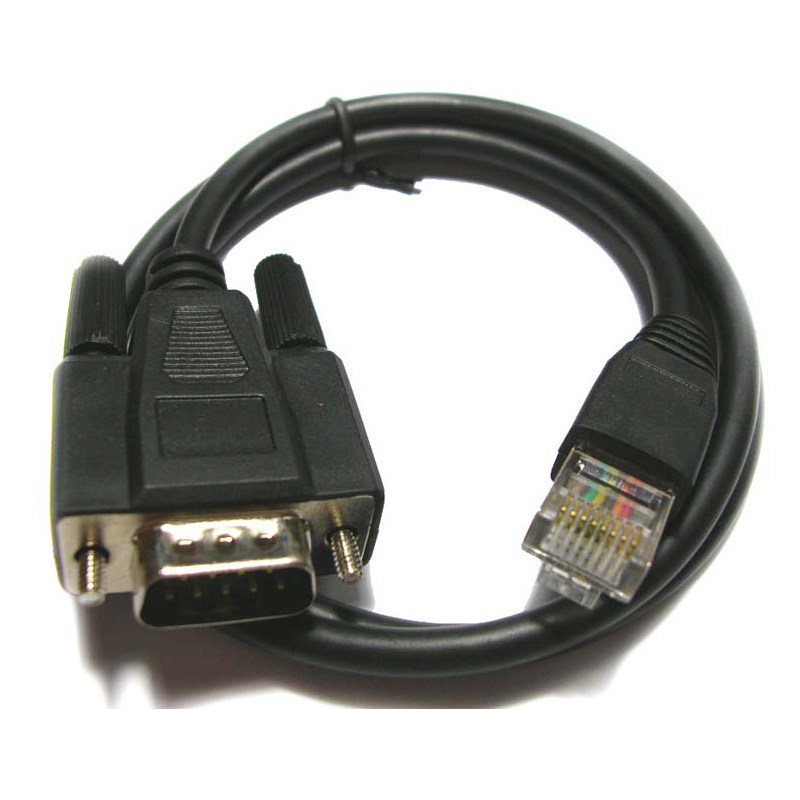 MOXA串口服务器RJ45转DB9针线