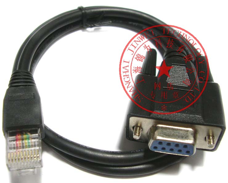 定做SP60 SP62 SP64分光光度仪RS232线 RJ48转DB9孔 适用:爱色丽
