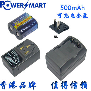 PowerSmart CRP2 PRCRP2 CR-P2S EL223AP可再充电电池+充电器套装