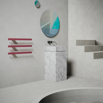 TUBES ICHING电热毛巾架家用智能恒温卫生间电加热浴巾烘干置物挂