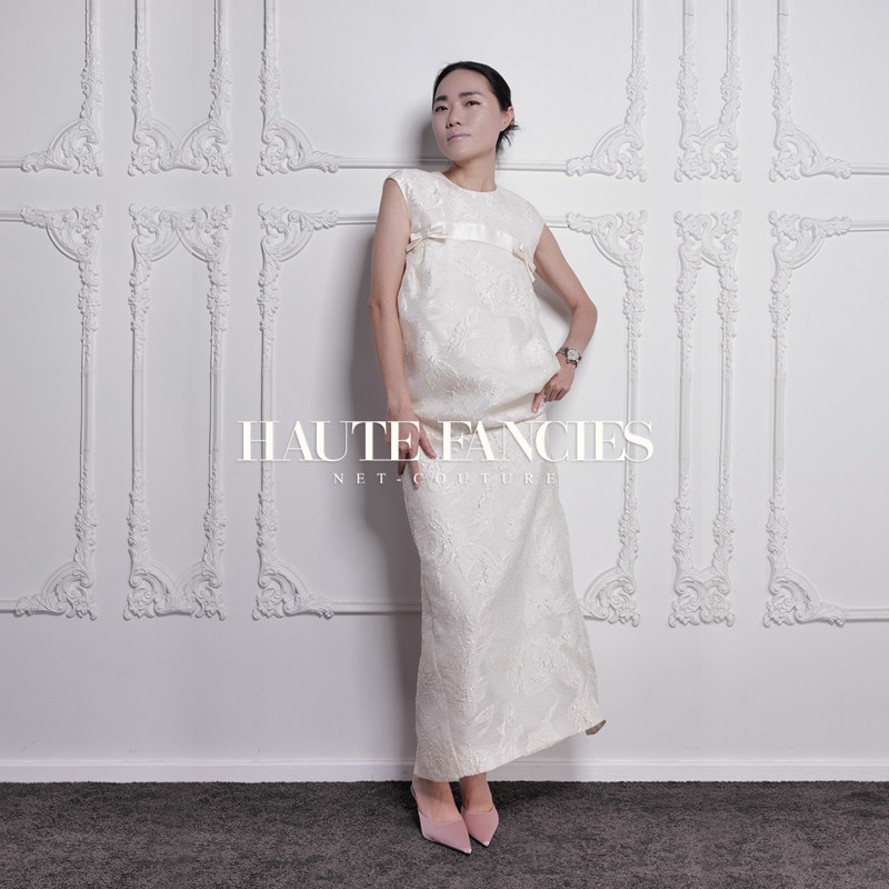 泰勒的HAUTE FANCIES后构想｜法式复古圆领茧型修身连衣裙25早秋