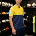 Yellow and Dark Blue Splicing