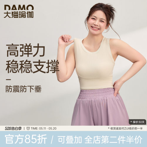 大码运动背心专业训练健身文胸女