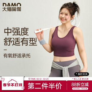 胖mm运动内衣女2026新款露背瑜伽服背心大码外穿跑步训练健身文胸