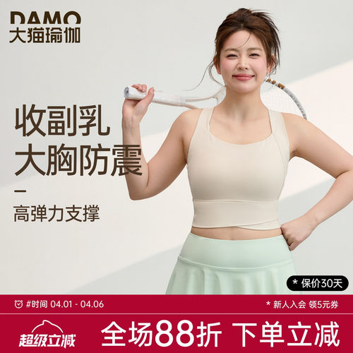 胖mm健身服运动内衣女大码瑜伽服