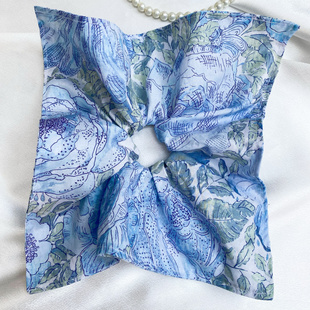 Liberty方巾国产80支长绒棉发圈小号25厘米专用链接