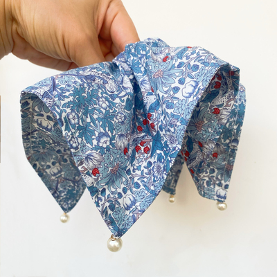 Liberty珍珠发圈方巾大号28厘米可定制其他花色平替