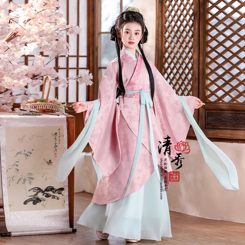 2026新款女童汉服唐装战国袍
