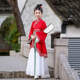 宋制女童汉服2025春秋战国袍儿童古装 魏晋国风交领超仙唐装 演出服