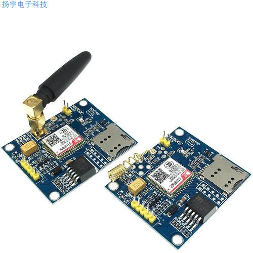 SIM800C模块 短信 数据 蓝牙版本 代替SIM900A开发板 胶棒天线