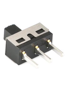 SS12D06 SS12D10 5MM柄高 2档3脚 大电流滑动/拨动开关 立式