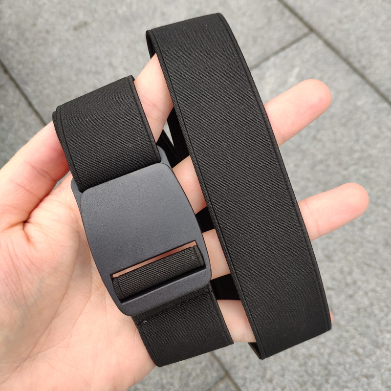 女塑料扣松紧腰带百搭牛仔裤皮带