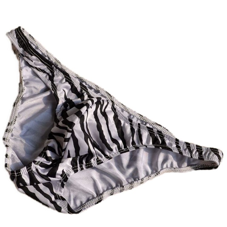 热卖男士性感内裤 高叉细边斑马滑料低腰男式三角裤外贸尾单T061,女士内衣/男士内衣/家居服,男三角内裤,淘宝优惠券,粉丝福利购,淘宝优惠卷