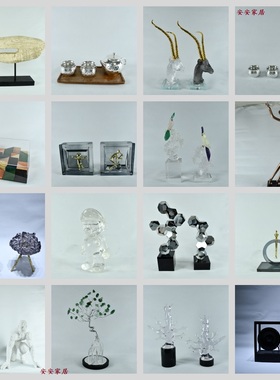 现代简约创意样板间售楼处桌面茶几软装饰品工艺品摆件装饰品书架