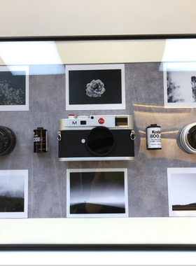 创始立体装饰画老相机真机拆机画老工匠装饰品样板间别墅饰品摆件