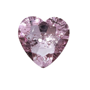 心形双孔彩色衬衣扣毛衣西服雪地靴大扣子蓝绿红粉白色亚克力扣