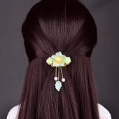 古风发夹女后脑勺夹子头饰半扎发卡弹簧夹横夹顶夹成人2026新款