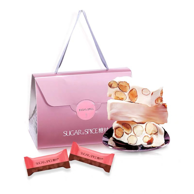 中国台湾糖村经典法式牛轧糖400g手工特产礼盒伴手礼