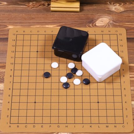 幼儿童五子棋套装入门初学便携小号连珠棋具15线耐摔适合课桌包邮