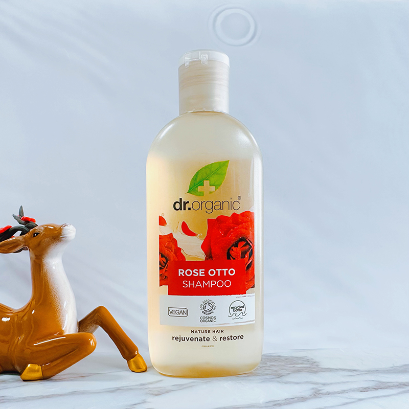 英国有机博士玫瑰洗发水柔顺亮发