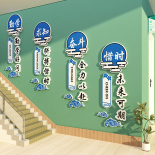 班级布置教室装饰文化墙贴黑板报材料开学初中高三课励志标语氛围