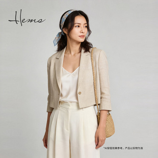 浪漫东方栀子花100%桑蚕丝方巾2682DASH 中式 海尔曼斯26春季 新款