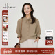 海尔曼斯25早秋新品 体制内气质优雅通勤百搭桑蚕丝衬衫 女D2638A6Q