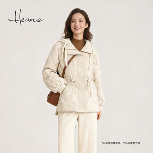 海尔曼斯25冬季新品通勤百搭衣橱体制内气质修身款羽绒服23BH7B82