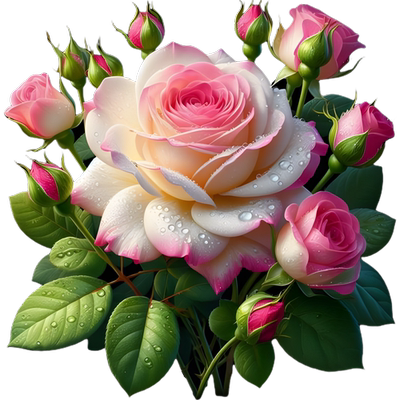 不透明贴纸独立花朵贴画