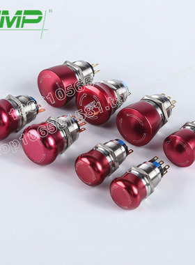 CMP西普急停开关红色蘑菇头22mm不锈钢MP22B/H/TS11防水