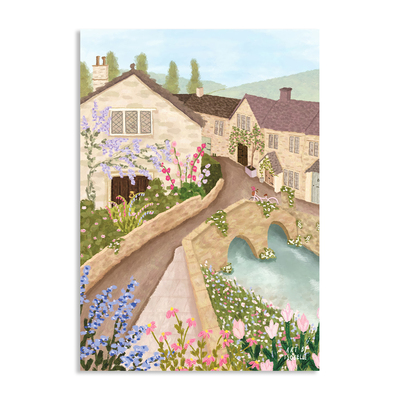 木颜画坊田园风少女心装饰画